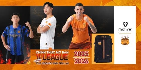  COMBO ÁO THI ĐẤU CHÍNH HÃNG CLB HAGL + BA LÔ MÙA 2025/2026 
