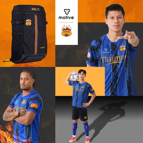  COMBO ÁO THI ĐẤU CHÍNH HÃNG CLB HAGL + BA LÔ MÙA 2025/2026 