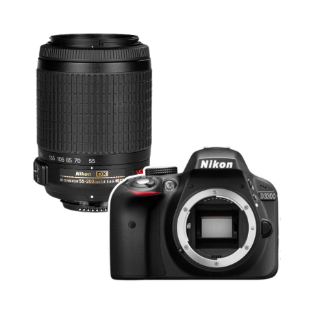  Nikon D3300 + Lens 55-200mm VR 