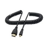  DÂY CÁP HDMI TO MICRO HDMI DẠNG LÒ XO XOẮN- NEW 