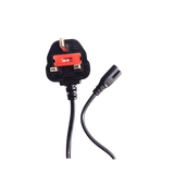  CÁP NGUỒN IEC320 C7 UK PLUG I-SHENG SP-62 45CM - LIKENEW 