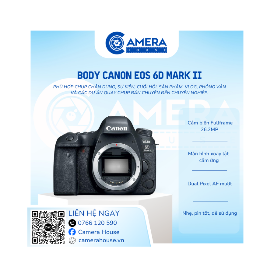  Body Canon EOS 6D Mark II 