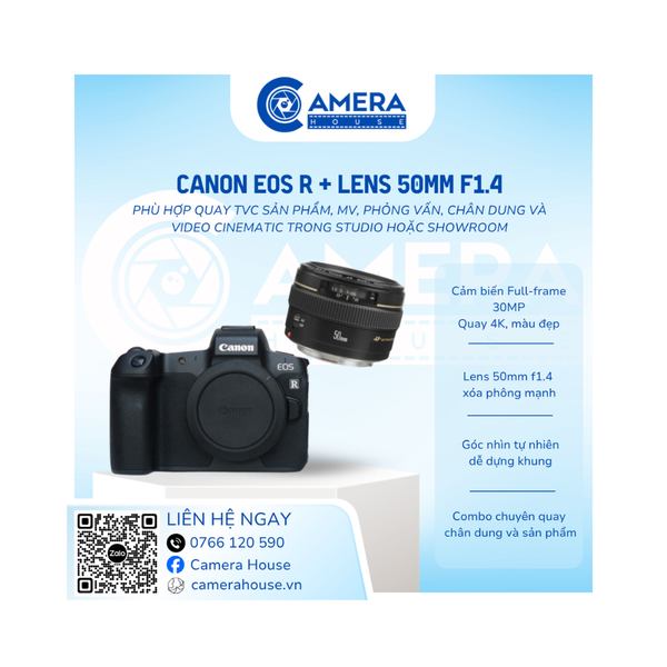  Canon Eos R+ Lens 50mm f1.4 