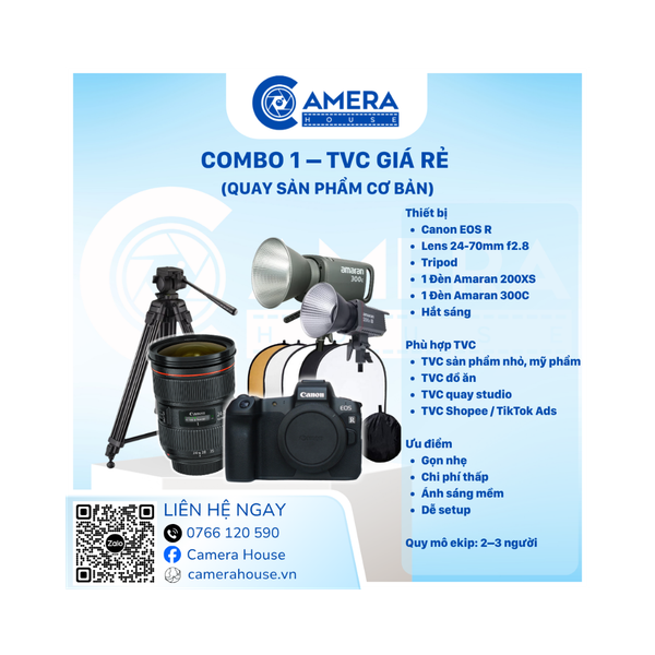  Combo 1 – TVC Giá Rẻ 
