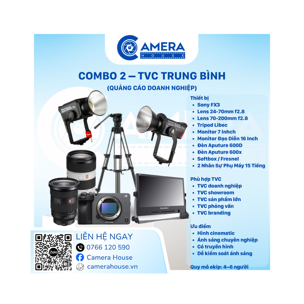  Combo 2 – TVC Trung Bình 