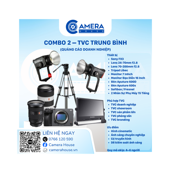  Combo 2 – TVC Trung Bình 