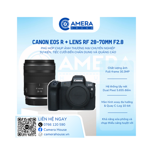 Canon Eos R + Lens RF Canon EF 24-70mm f2.8 