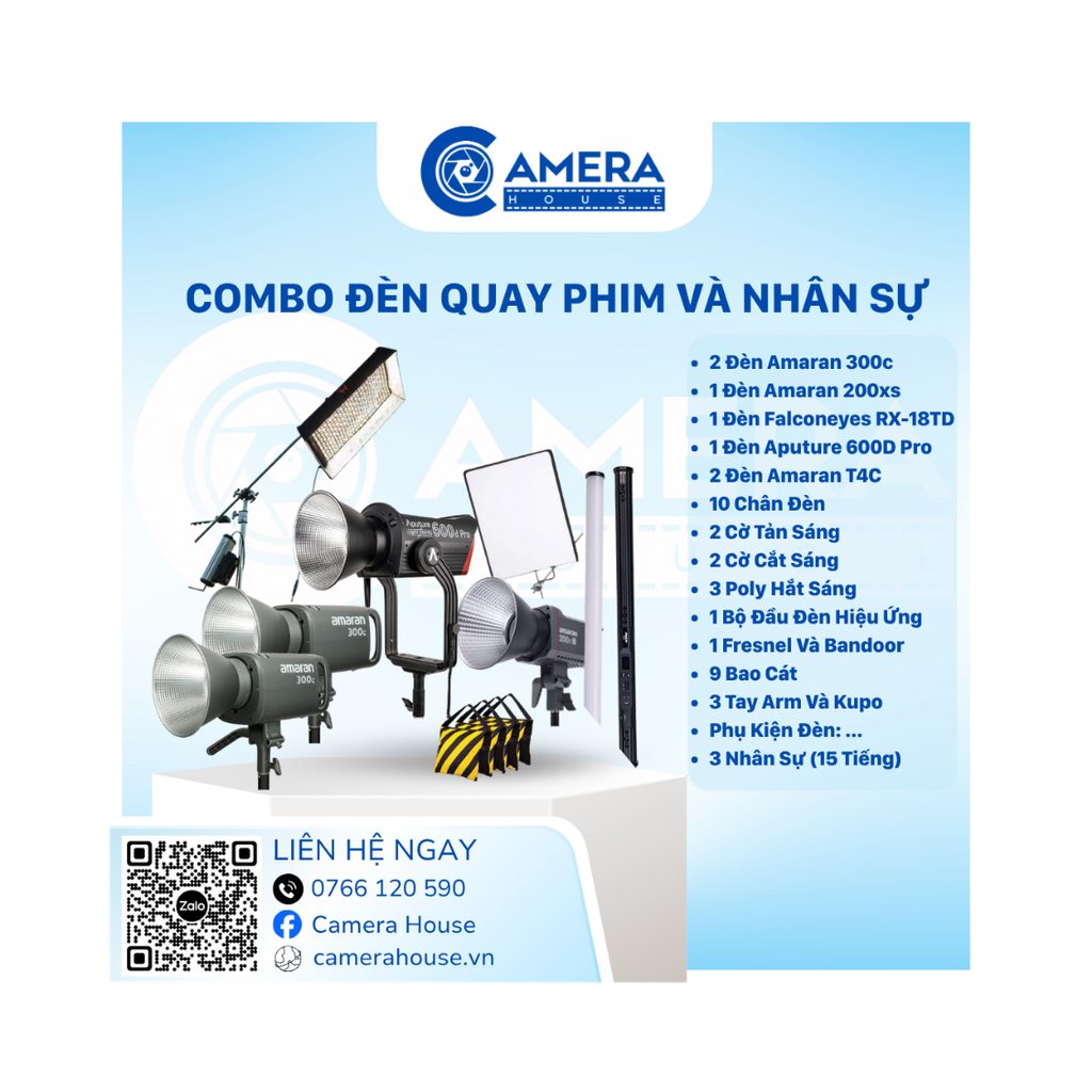 Combo Đèn + Nhân Sự 