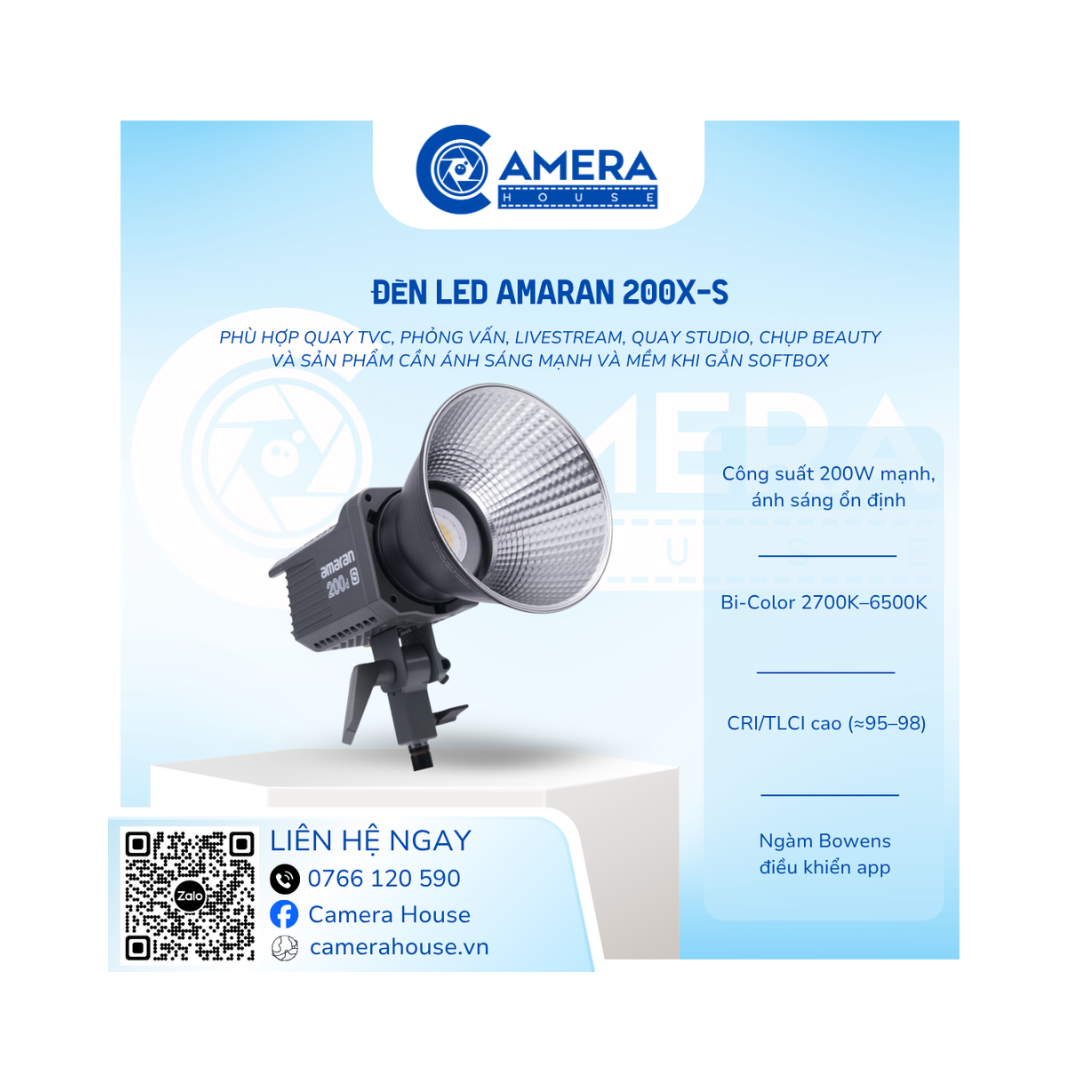  Đèn Led Amaran 200X-S 