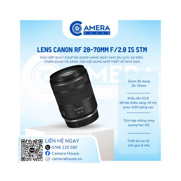  Lens Canon RF 28-70mm f/2.8 IS STM 