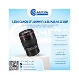  Canon Macro EF100mm f2.8 L IS USM 