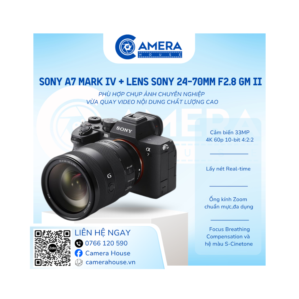  Sony A7 MARK IV + Lens SONY 24-70mm f2.8 GM 