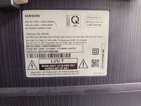  TIVI SAMSUNG 4K 50INCH KÈM GIÁ TREO XOAY NGANG/DỌC - CŨ MÀN ĐẸP 