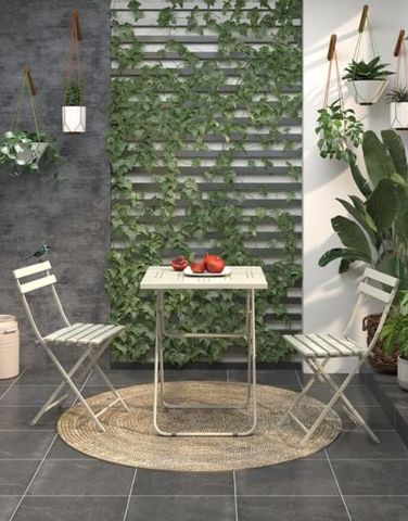 Bàn ghế ngoài trời BGS231 - GG233