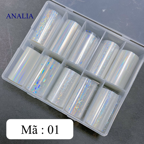  Foil Nail Dạ Quang Hộp Nhiều Kiểu 