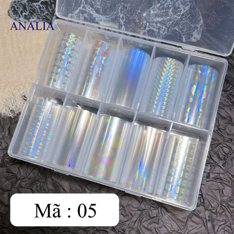  Foil Nail Dạ Quang Hộp Nhiều Kiểu 