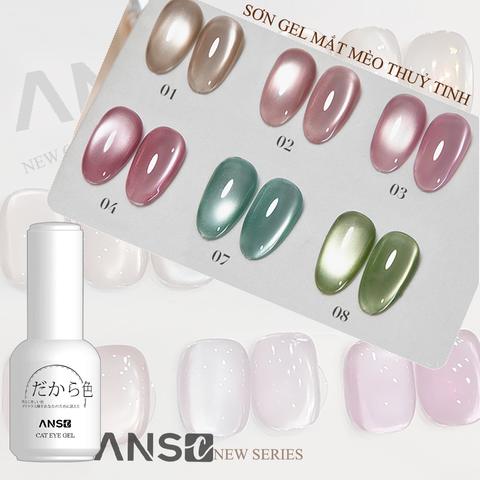  Sơn Gel Mắt Mèo ANSC Thuỷ Tinh 2026 