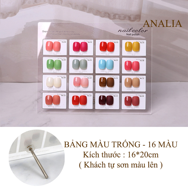  Bảng Màu Sơn Gel 