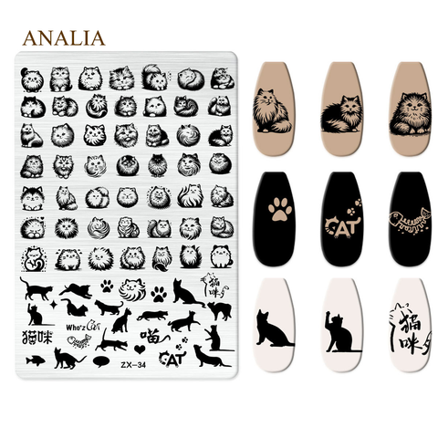  Khuôn in Nails ZX Bằng Thép 