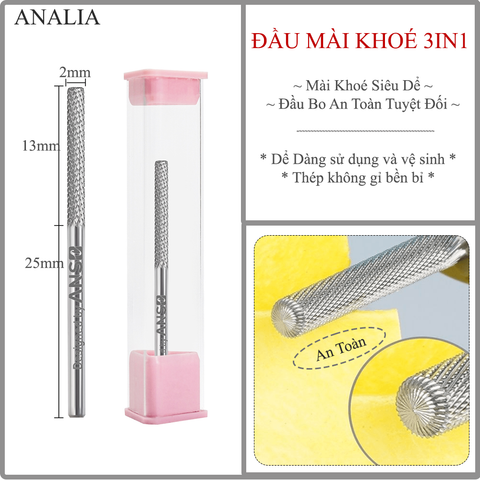  Đầu Mài Khoé 3in1 ANSC Thép Vonfram 