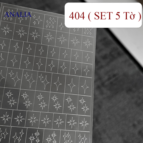  Sticker Nail Trong Suốt Siêu Dính 