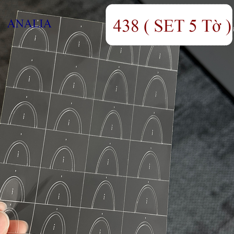  Sticker Nail Trong Suốt Siêu Dính 