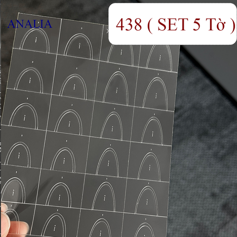  Sticker Nail Trong Suốt Siêu Dính 