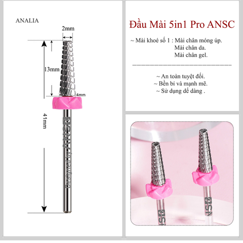  Đầu Mài Khoé 5in1 Pro ANSC 
