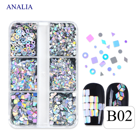  Phụ Kiện Trang Trí Lắp Lánh 6 Kiểu 