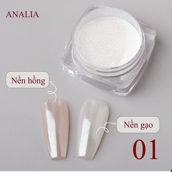  Bột Tráng Gương Nail Ngọc Trai 