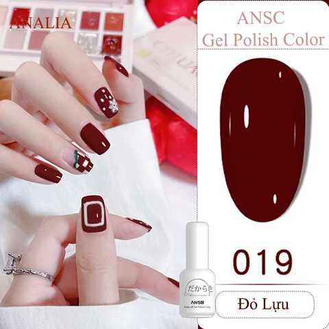  Sơn Gel ANSC Màu Đỏ 
