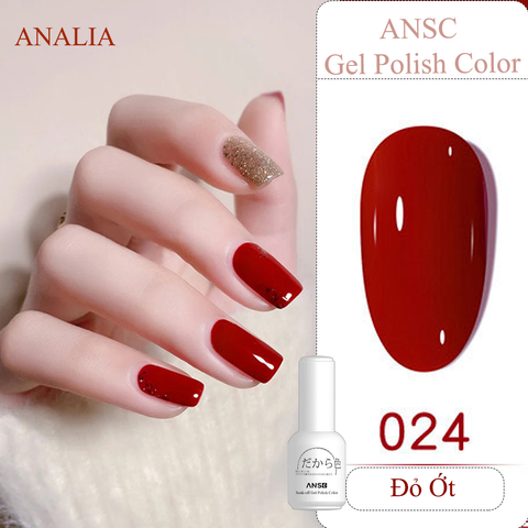  Sơn Gel ANSC Màu Đỏ 