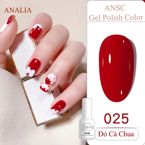  Sơn Gel ANSC Màu Đỏ 