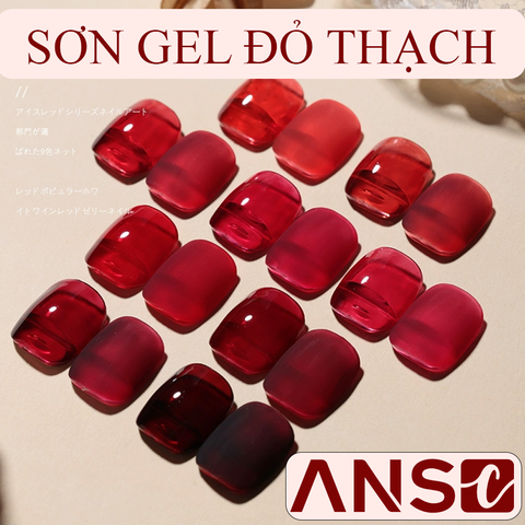  Sơn Gel Đỏ Thạch ANSC 