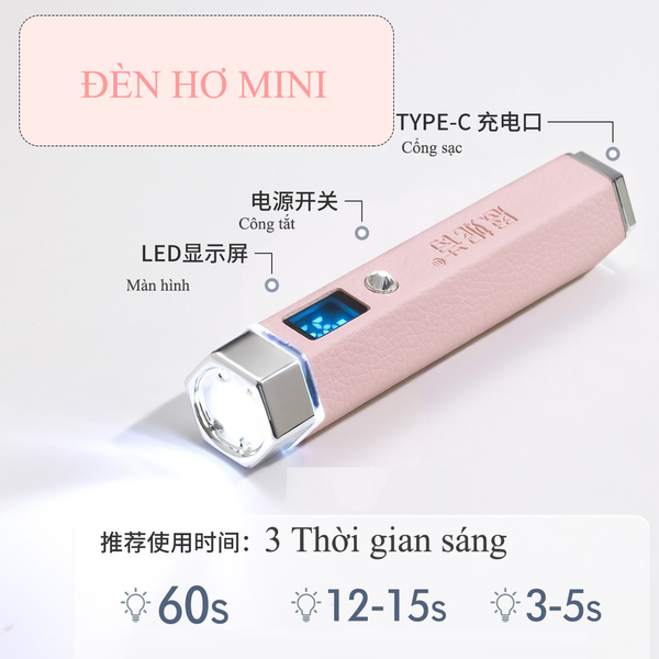  Đèn Hơ Mini Tự Động 
