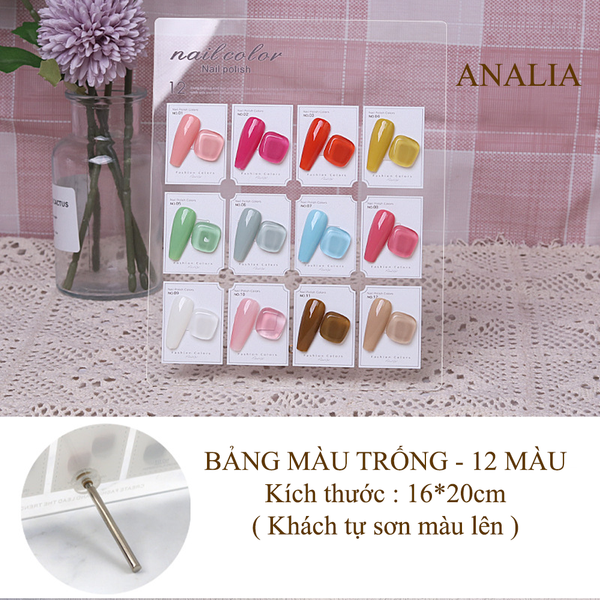  Bảng Màu Sơn Gel 