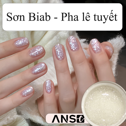  Sơn Gel Tuyết Pha Lê ANSC 