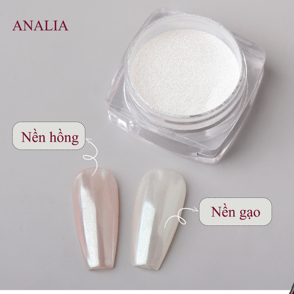  Bột Tráng Gương Nail Ngọc Trai 
