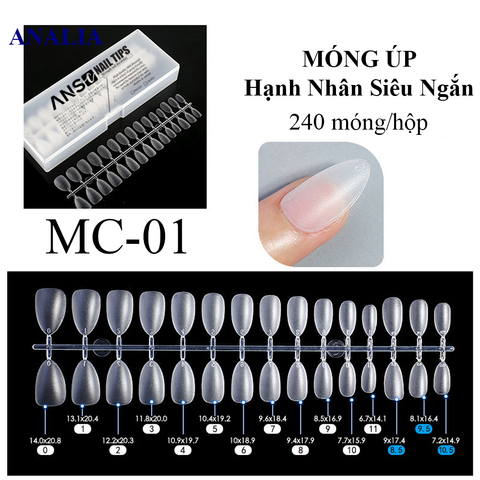  Móng Úp ANSC Loại Ngắn 