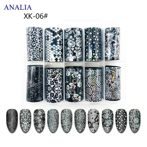  Foil Nail Hoa Văn Hologam 