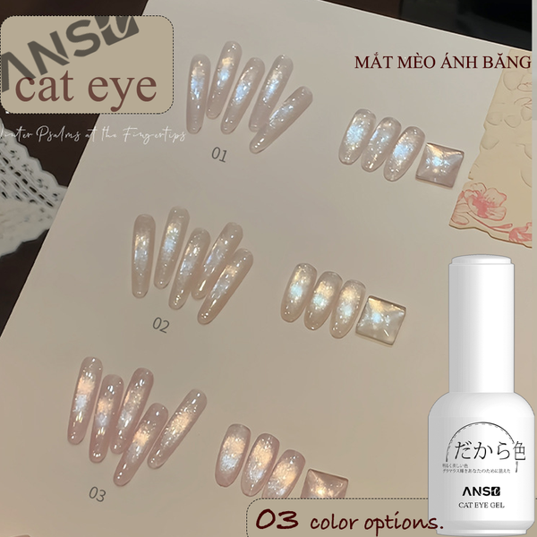  Sơn Gel Mắt Mèo Ánh Băng 