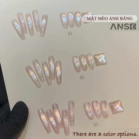  Sơn Gel Mắt Mèo Ánh Băng 