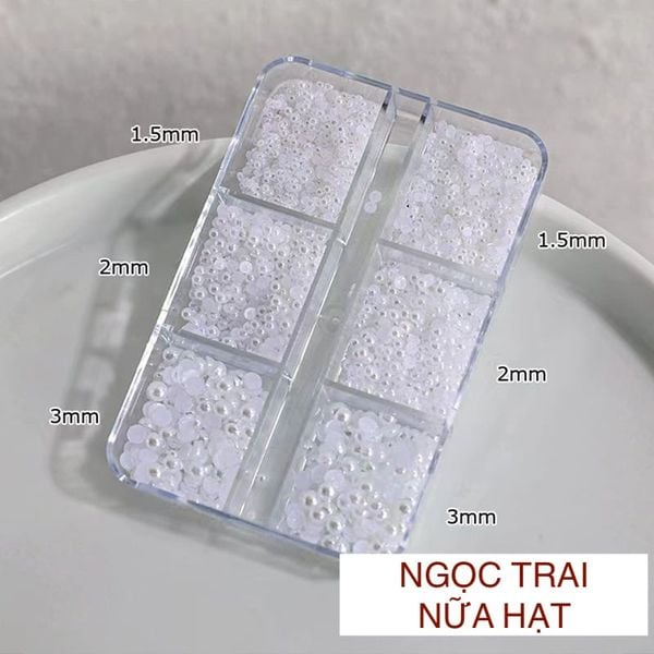  Ngọc Trai Nữa Hạt Loại Nhỏ 