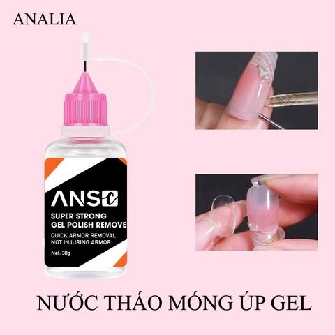  Nước Tan Gel Tháo Móng Úp ANSC 