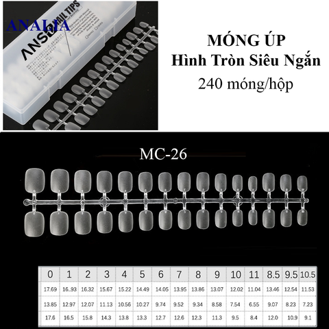  Móng Úp ANSC Loại Ngắn 