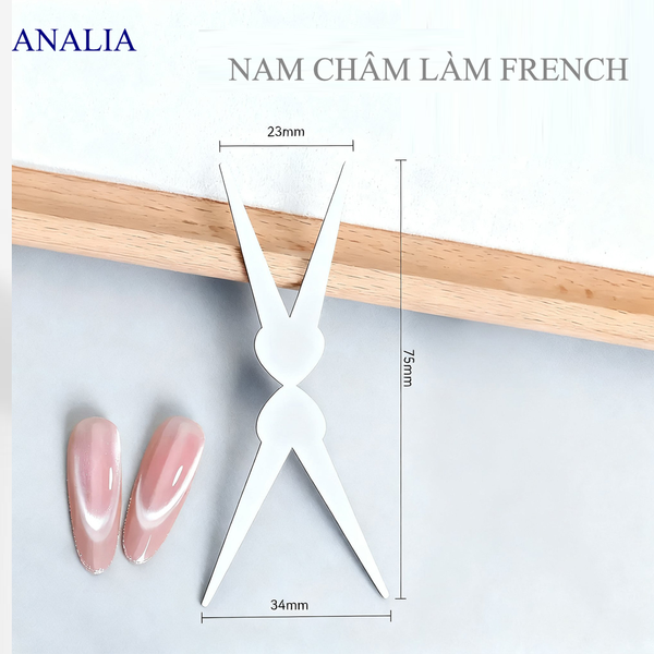  Nam Châm Chữ V - Làm French 
