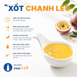 Xốt Chanh Leo nhãn hiệu Faricook từ Farina | Chai 1L, Thùng 12 chai