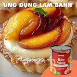 Đào vàng ngâm đường đóng hộp 820g/lon
