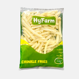 Khoai tây đông lạnh nhãn hiệu HyFarm | Quy cách 1kg/túi, thùng 10kg