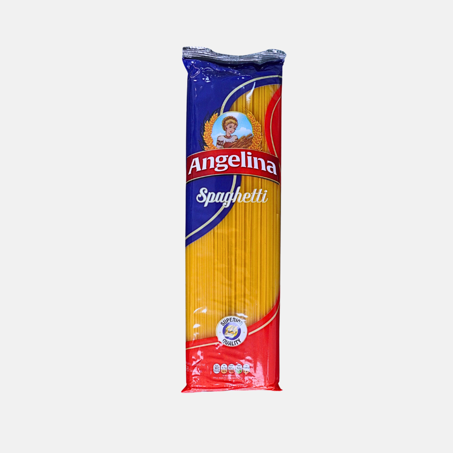 Mỳ Spaghetti Angelina | Gói 500g, Thùng 20 gói